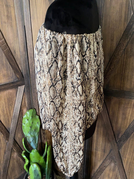 Leopard Off the Shoulder Top Size S