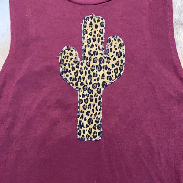 Leopard Cactus Tank Size M