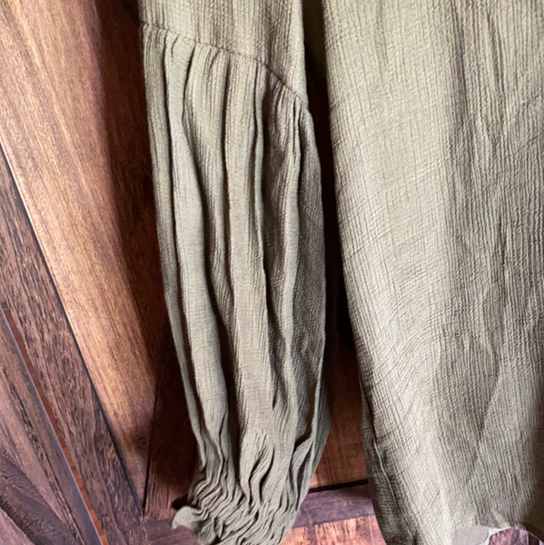 Army Green Top NWT Size M