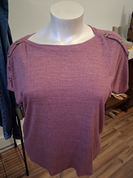 Button Sleeve Blouse