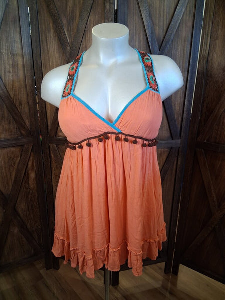 Crochet Pom Pom Tank XL