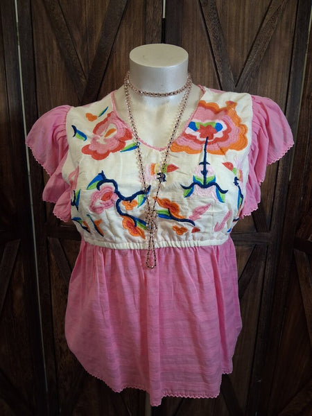 Tracy Embroider Blouse XL