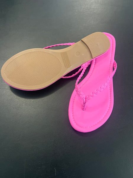 Wild Diva Waikiki Braided Strap Sandal Size 9 NWT