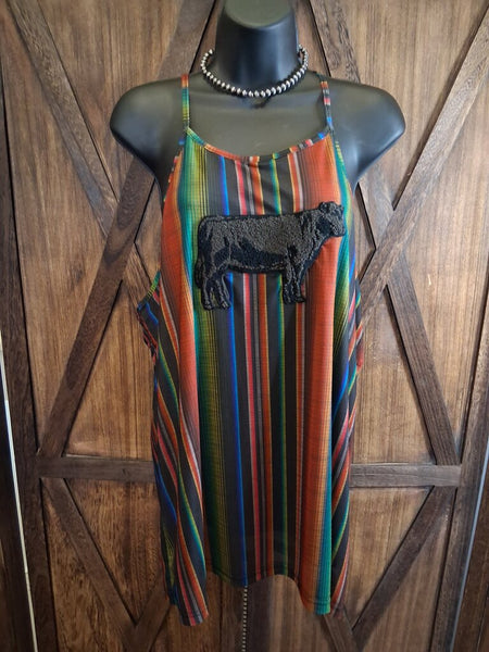NWT Two Fly Serape Tank L