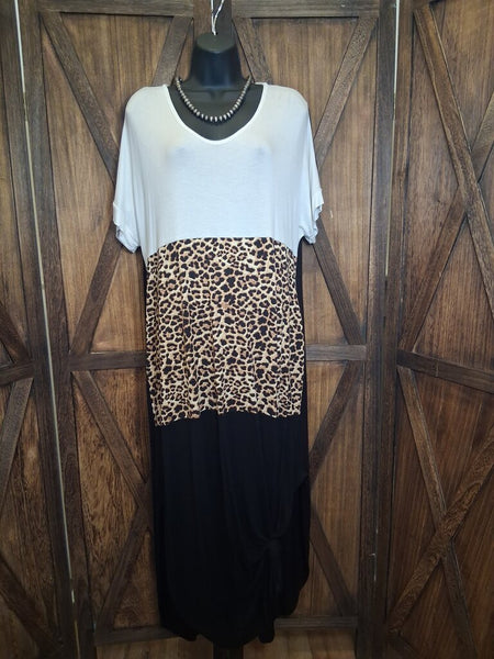 Cheetah Colorblock Maxi L