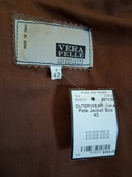 Vera Pelle Jacket Size 42