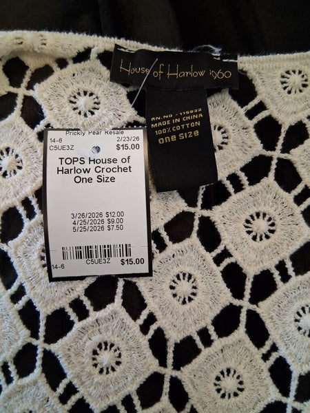 House of Harlow Crochet One Size