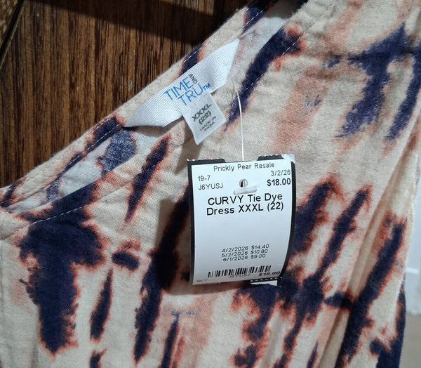 Tie Dye Dress XXXL (22)