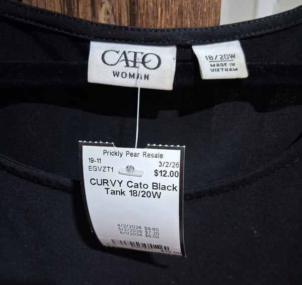 Cato Black Tank 18/20W