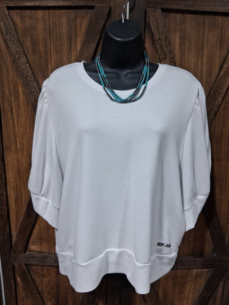 DKNY Cropped Sweatshirt Top Size XL