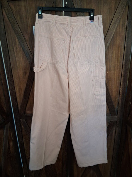 Wrangler Striped Carpenter Barrel Pant Size 28x31