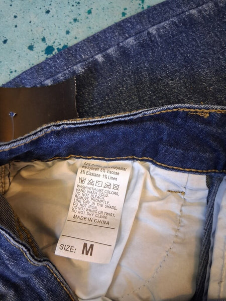 Fashion Distressed Jeans Size M