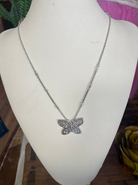 Brighton Wing It Butterfly Necklace