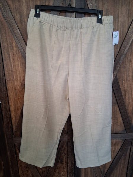 Alfred Dunner Size 10 Pull on Capri Pants