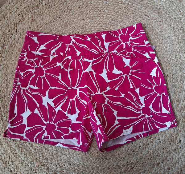 INC Flat Front Floral Shorts Size 12