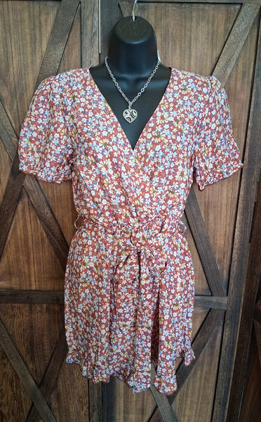 Floral Romper Size M