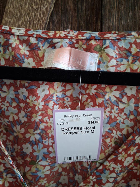 Floral Romper Size M