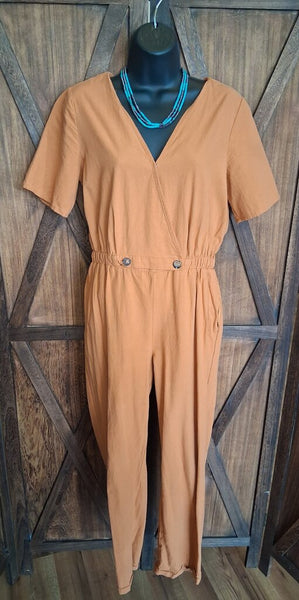 Sienna Sky Golden Yellow Jumpsuit Size M