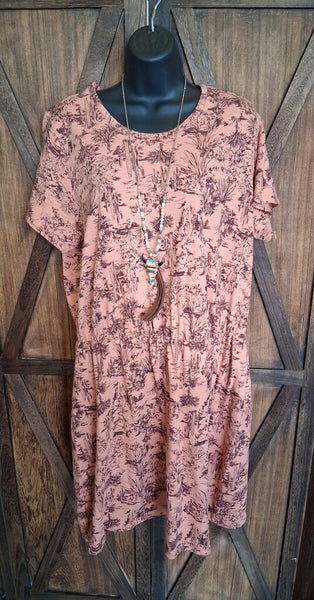 Old Navy Cactis Print Dress NWT Size XL
