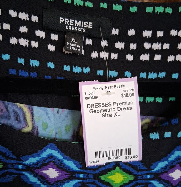 Premise Geometric Dress Size XL