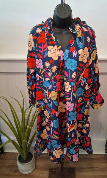Floral Print Dress NWT Size L
