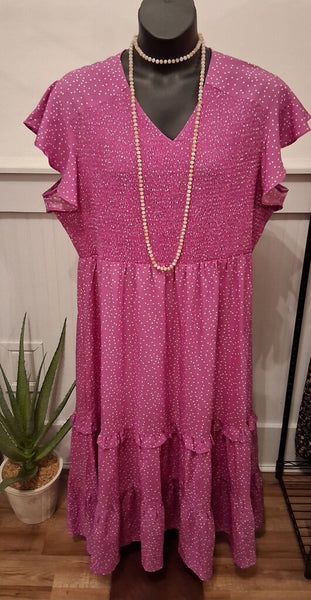 Chic Soul Polka Dot Dress 3X