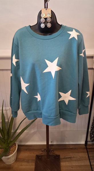 Zenana Stars Sweater L