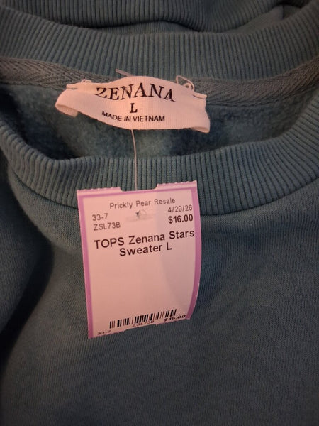 Zenana Stars Sweater L