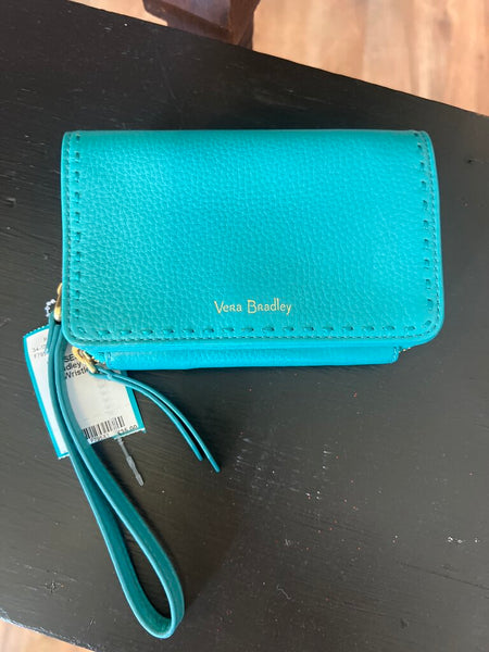Vera Bradley Teal Wristlet