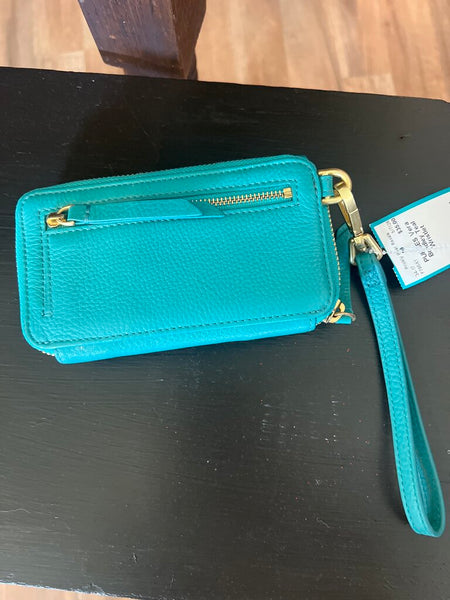 Vera Bradley Teal Wristlet