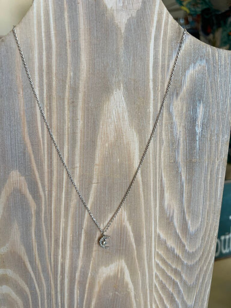 Moon Silver Necklace