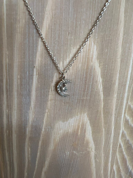 Moon Silver Necklace