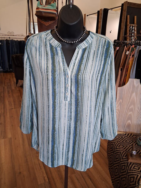 Rachel Stripe Blouse S