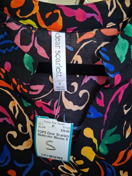 Dear Scarlett Multicolor Blouse S