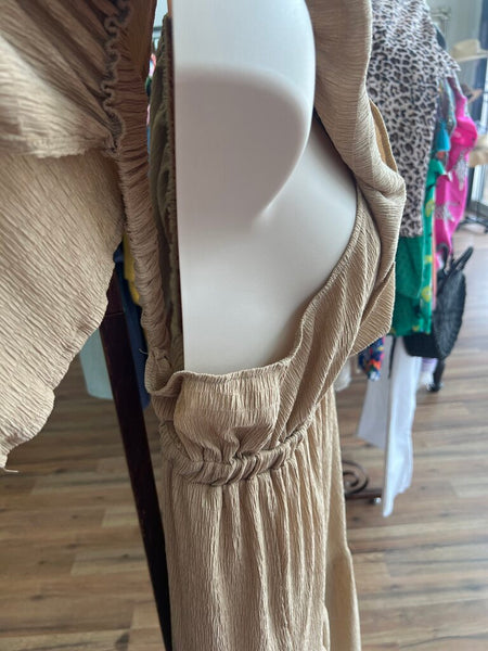 Sunnow Taupe V-Neck Maxi Size XL