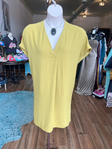 Jade by Jane Mustard Tunic Dress Size 1X