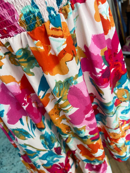 Floral Ruffle Dress Size XL