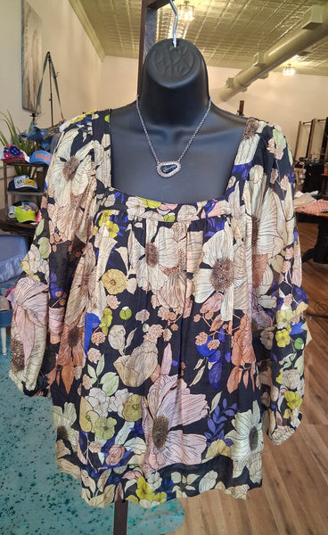 Entro Floral Blouse L