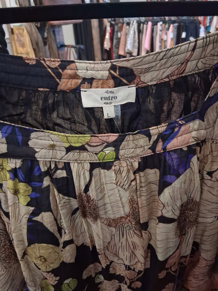 Entro Floral Blouse L