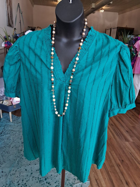 NWT Lane Bryant Textured Blouse Size 16