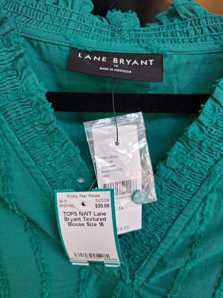 NWT Lane Bryant Textured Blouse Size 16