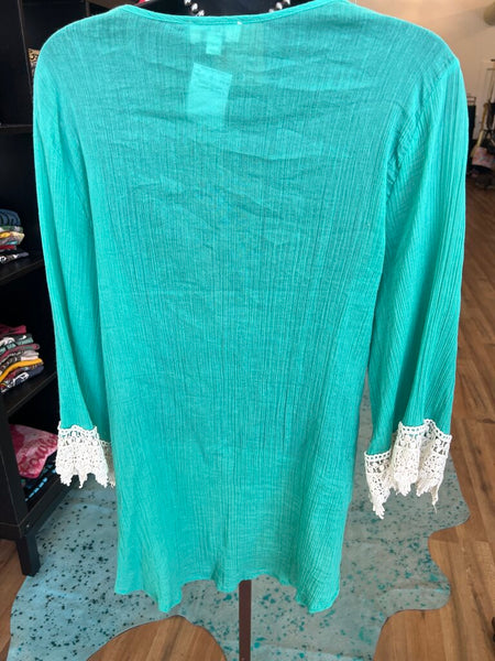 Umgee Crochet Blouse L