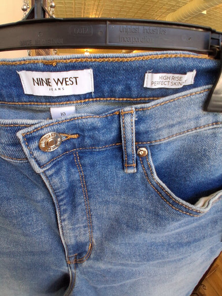 Nine West High Rise Skinny Jeans Size 10