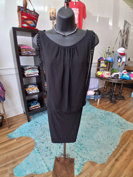 Scarlett Beaded Black Size 8