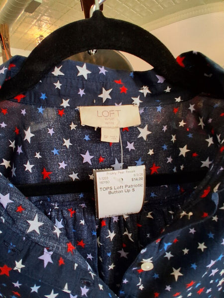 Loft Patriotic Button Up S