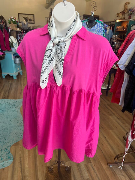 Anthropology Pink Tiered Dress L