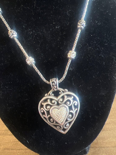 Brighton Reno Heart Pendant (Reversible)
