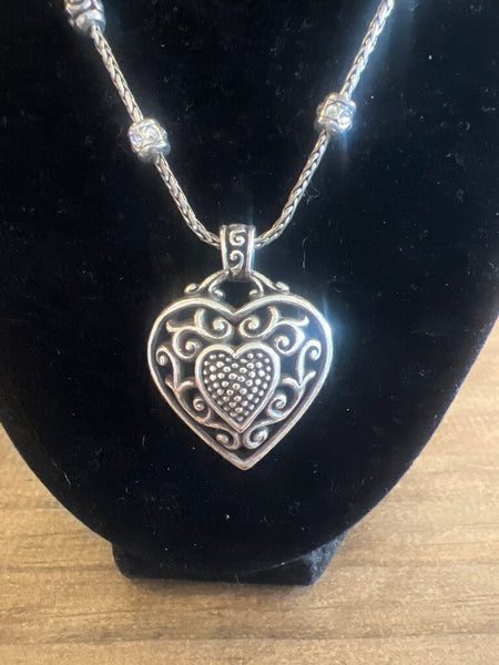 Brighton Reno Heart Pendant (Reversible)