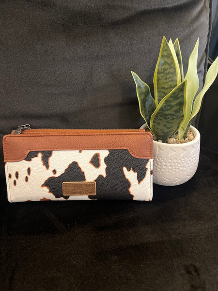 Wrangler Cowprint Wallet NWOT