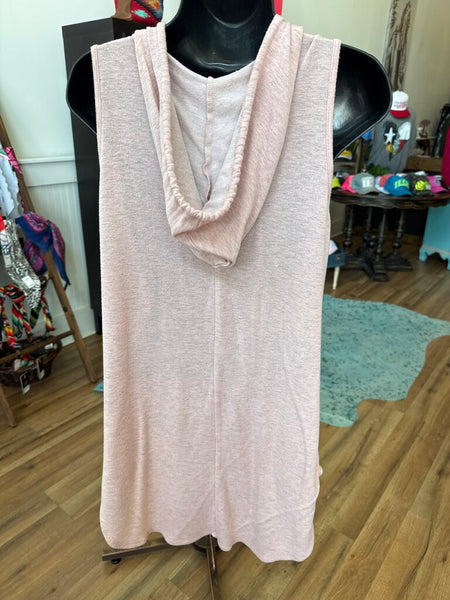 Long Tank Top Hoodie Size M